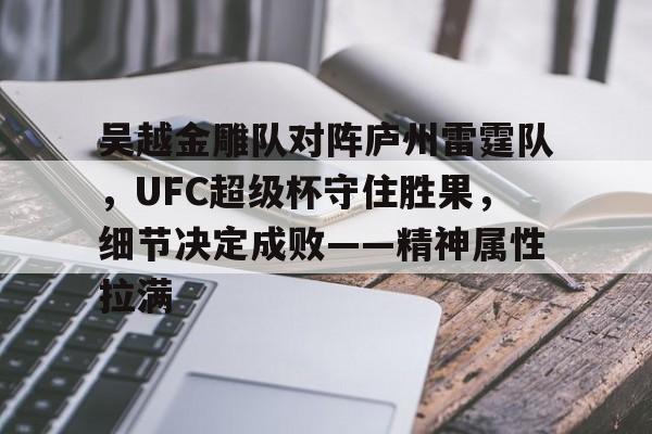 开云新版-关于吴越金雕队对阵庐州雷霆队,UFC超级杯守住胜果,细节决定成败——精神属性拉满的信息